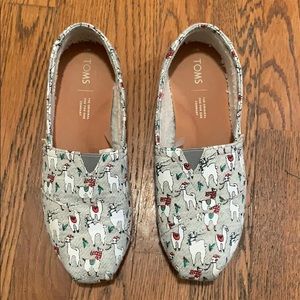 Women’s Toms Holiday Llamas size 7